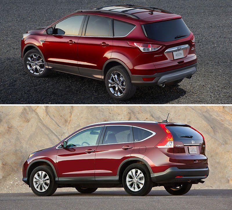 Srovnání Ford Escape vs. Honda CR-V