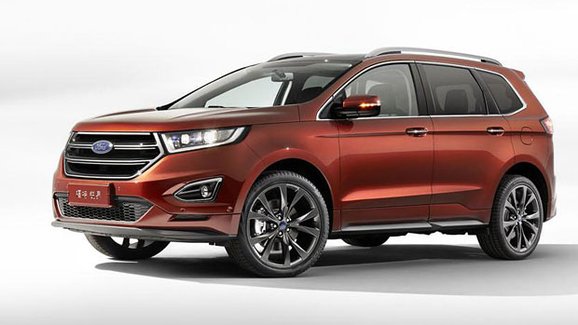 Ford Edge dostal další řadu sedadel, aby splnil čínská kritéria