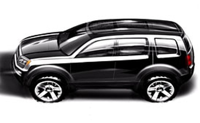 Honda Pilot: na autosalonu v Detroitu se představí prototyp sériového modelu