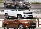 Hyundai Santa Fe, Kia Sorento, Mitsubishi Outlander: Co koupit?