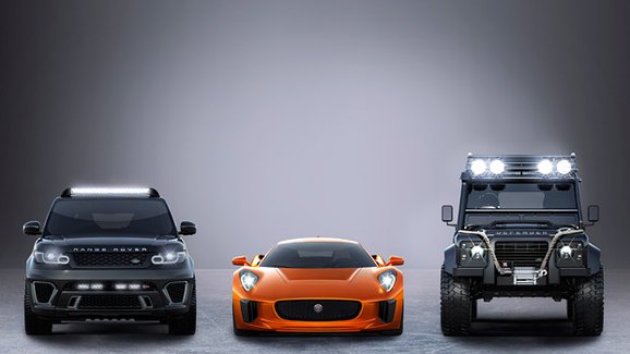 Jaguar Land Rover oficiálně pro novou bondovku Spectre