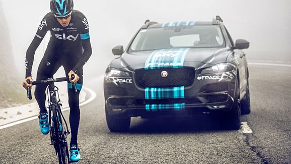 Jaguar F-Pace: Chystané SUV jako doprovod na Tour de France