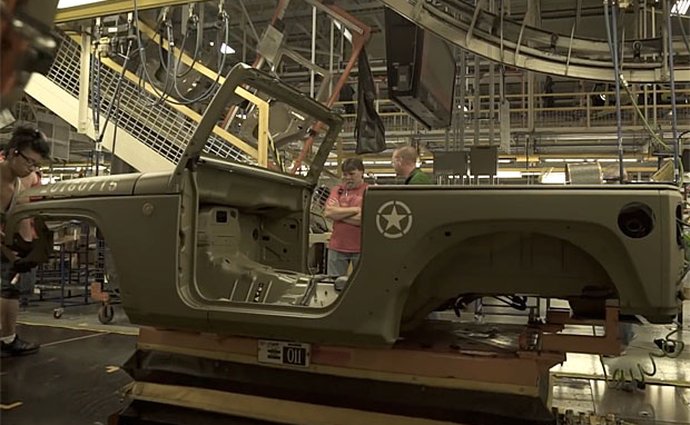 Video: Podívejte se, za jak dlouho se vyrobí Jeep Wrangler