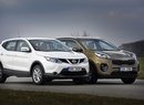 suv kia nissan srovnavacitesty