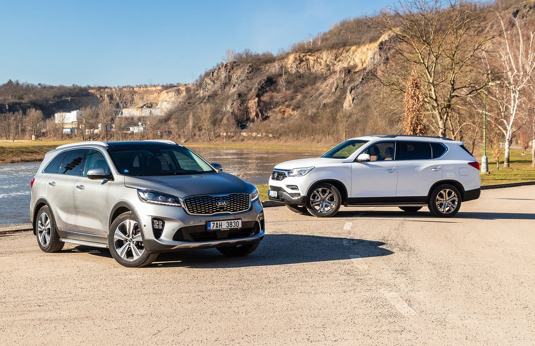 Srovnávací test - Kia Sorento vs Ssangyong Rexton