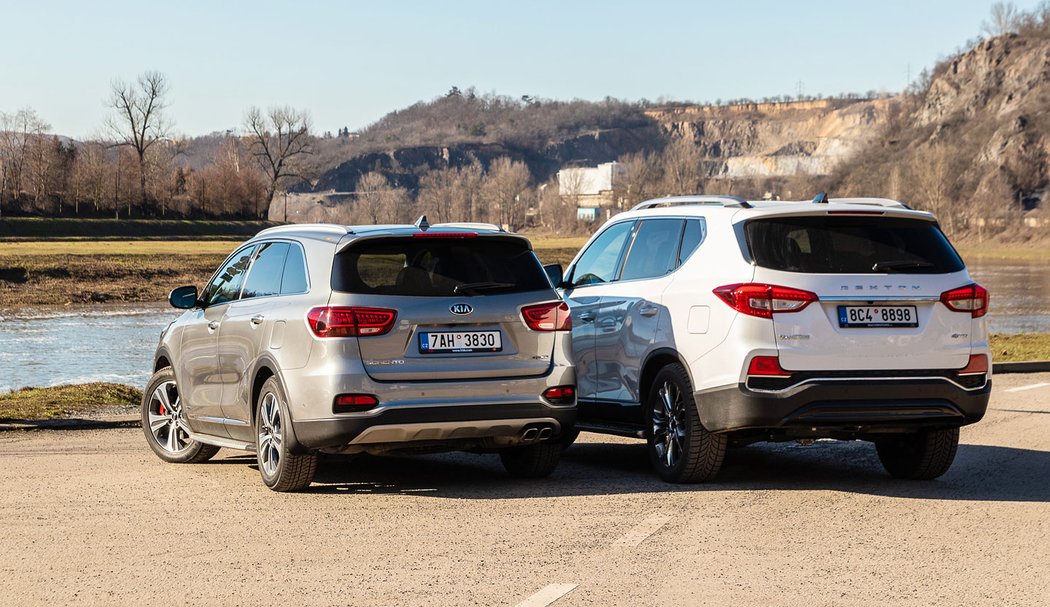 Srovnávací test - Kia Sorento vs Ssangyong Rexton