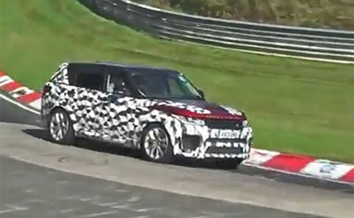 Video: Range Rover Sport RS zachycen na Nürburgringu