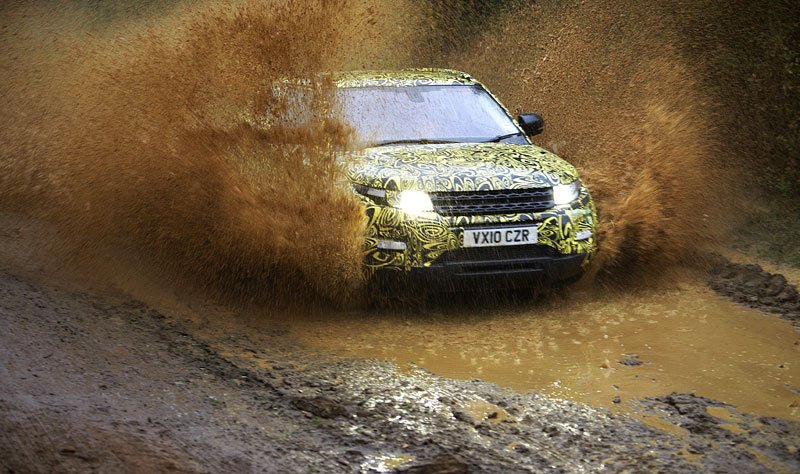 Range Rover Evoque: Off-road testování