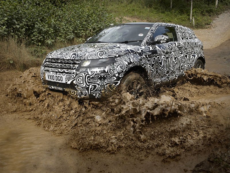 Range Rover Evoque: Off-road testování