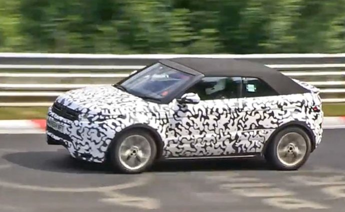 Video: Range Rover Evoque Cabrio se již testuje na Nürburgringu