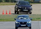 Mazda CX-3 vs. Renault Captur: Kdo si lépe poradí s vyhýbacím manévrem?