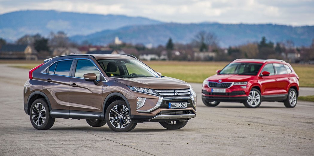 Mitsubishi Eclipse Cross 1.5 Turbo vs. Škoda Karoq 1.5 TSI