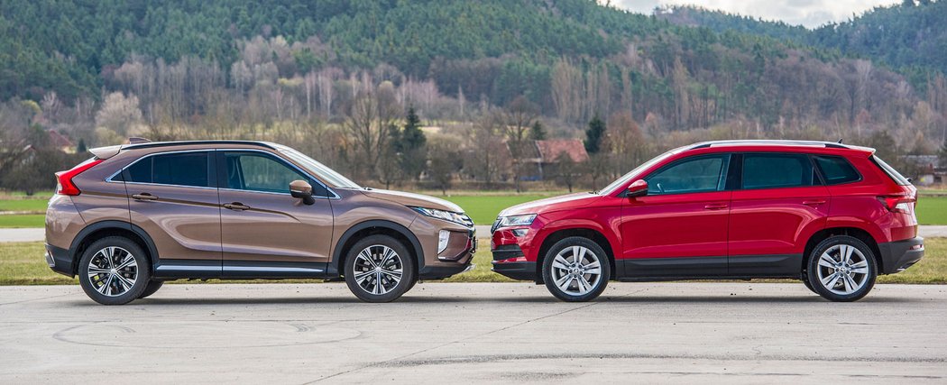 Mitsubishi Eclipse Cross 1.5 Turbo vs. Škoda Karoq 1.5 TSI