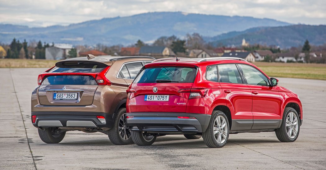 Mitsubishi Eclipse Cross 1.5 Turbo vs. Škoda Karoq 1.5 TSI