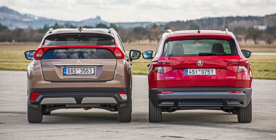 Mitsubishi Eclipse Cross 1.5 Turbo vs. Škoda Karoq 1.5 TSI