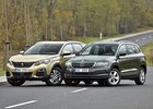 TEST Peugeot 3008 1.6 BlueHDi EAT6 vs. Škoda Karoq 1.6 TDI DSG – Jak je dobrý karoq…