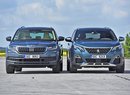 Peugeot 5008 GT 2.0 HDI AT vs. Škoda Kodiaq 2.0 TDI 4x4 DSG – Kde končí crossover a začíná SUV?