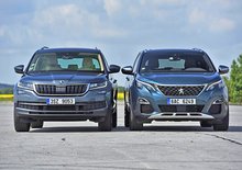 TEST Peugeot 5008 GT 2.0 HDI AT vs. Škoda Kodiaq 2.0 TDI 4x4 DSG – Kde končí crossover a začíná SUV?