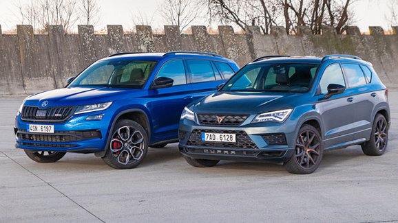 TEST Cupra Ateca vs. Škoda Kodiaq RS – Když se SUV pokoušejí sportovat