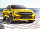 Škoda Vision iV oficiálně: Vize elektrického SUV kupé ujede 500 kilometrů a sleduje tep řidiče