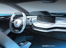 Škoda Vision E odhaluje interiér!