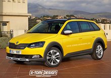 Škoda Fabia Scout a&nbsp;Škoda Rapid Scout: Takto by mohly vypadat