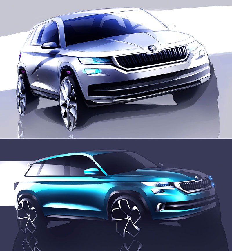 suv skoda kodiaq design pariz2016