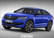 Škoda Kodiaq kupé na dosud nejlepší ilustraci. Tohle chceme v Evropě!