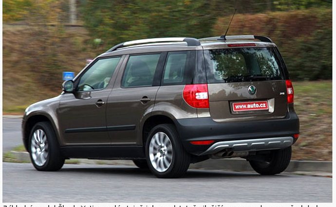 suv skoda yeti testy