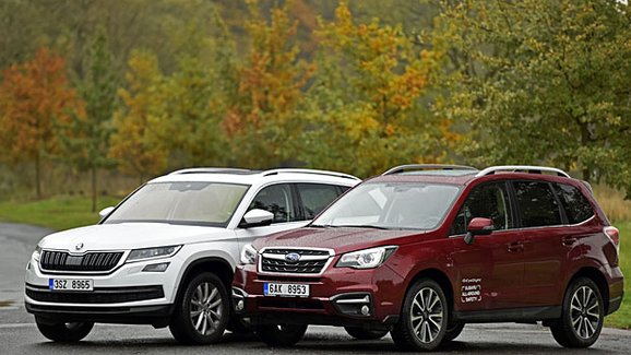 TEST Subaru Forester vs. Škoda Kodiaq – Duel lesníka a medvěda
