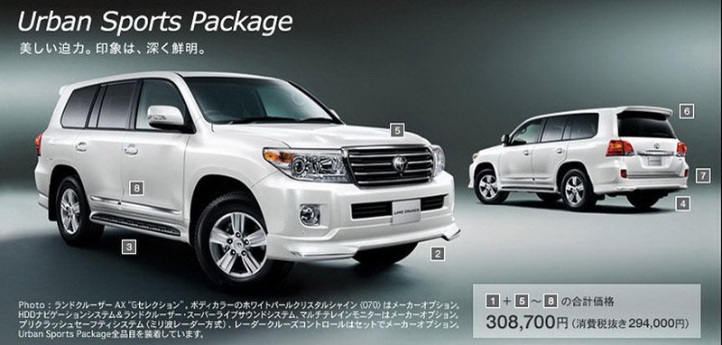 Toyota Land Cruiser V8: Facelift pro japonský trh