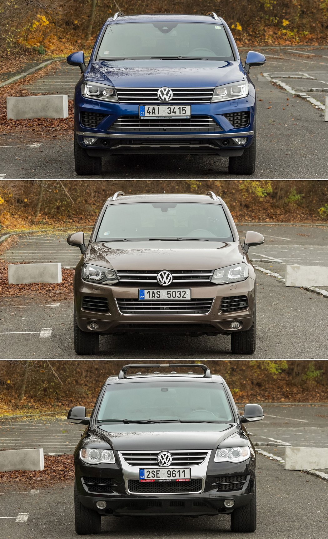Volkswagen Touareg: srovnání generací