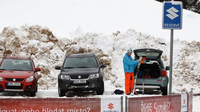 Suzuki na Tanvaldském Špičáku