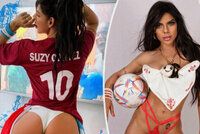 Nezbeda Suzy Cortezová: Sexy modelku rozdovádělo MS ve fotbale!