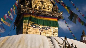 Stúpa Svajambunáth: Vševidoucí oči Buddhy v nepálském Káthmándú