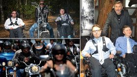 Motorkář Pepa (64) pomáhá lidem se vzácnou chorobou: Vydělal pro ně už přes 6 miliónů