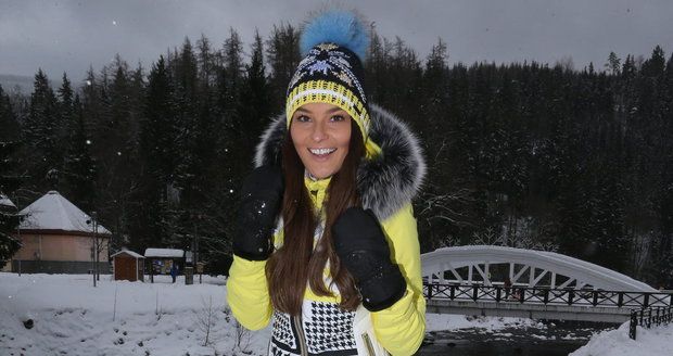 Nikol Švantnerová na horách