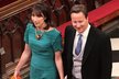 Premiér David Cameron s manželkou