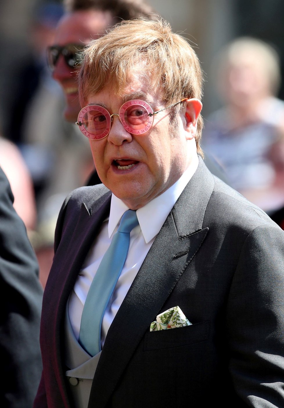 Elton John na svatbě Harryho a Meghan