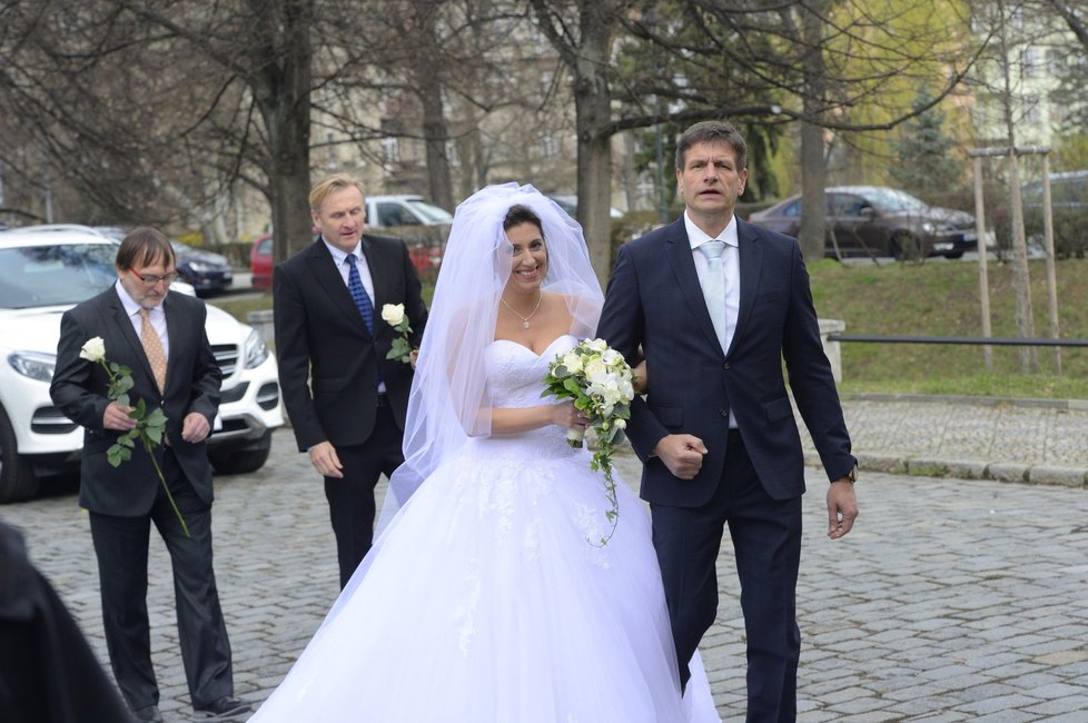 Svatba exšéfa pojišťovny Gajdáčka: Nevěsta Martina