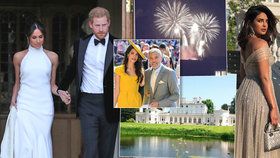 Divoký mejdan na oslavu svatby prince Harryho a Meghan se protáhl do brzkých ranních hodin.