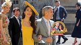 Celebrity na svatbě Harryho a Meghan: Zářící Clooney i ledová Victoria Beckham
