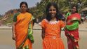 Sváteční šaty na indické svatbě