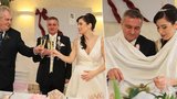 Perný den těhotné Alex: První fotky ze svatební hostiny s Mynářem!