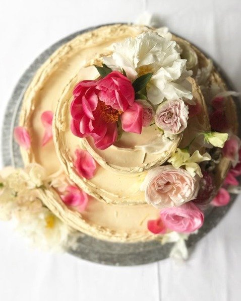 Svatební dort z Violet Cakes London