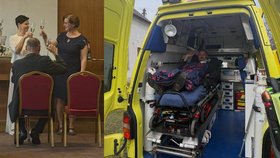 Sanitka splněných snů pomohla těžce nemocnému Marcelovi účastnit se své svatby.