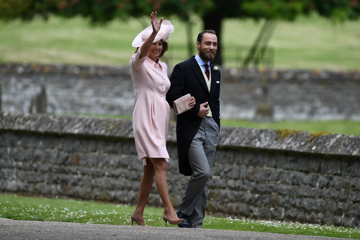 James Middleton se svojí matkou Carol Middleton