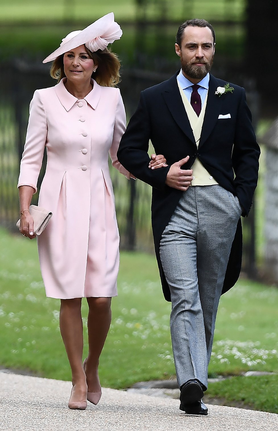 James Middleton se svojí matkou Carol Middleton