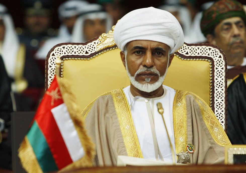 Ománský sultán Qaboos bin Said