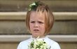 Mia Tindall na svatbě princezny Eugenie